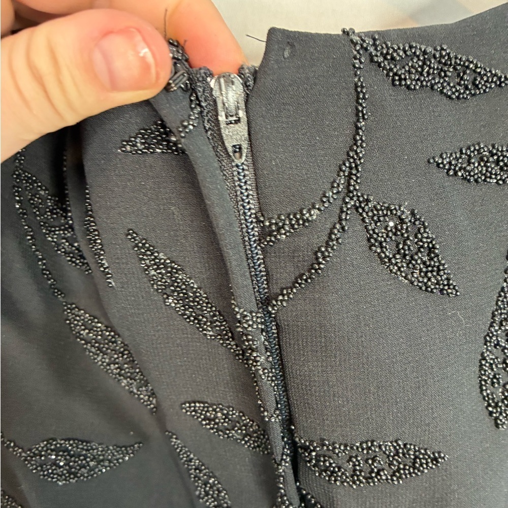 NEW IMAGE Elegant Black Evening Dress Size 12 NWT - Picture 8 of 8